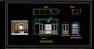 design architectural floor plan, house plan using autocad