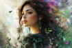 paint semi realistic fantasy art