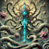 make fantasy horror villain character art