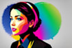 draw your photo into wpap pop art