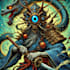 make fantasy horror villain character art