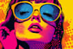 illustrate pop art or roy lichtenstein style