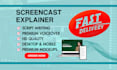 create 4k HD screencast explainer tutorial video for your website or app