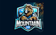 do awesome mountain lion mascot logo with creative concepts
