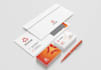 design business card and brand identity