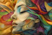 create magical abstract art, psychedelic, surrealism, cubism