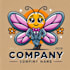 do make batter fly mascot logo design with unlimited review