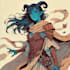 design character art and dnd character art, dnd game