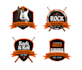 design ,dj ,music , band logo