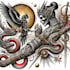 draw a beautiful sleeve tattoo design