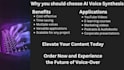 create a realistic male or female ai voiceover