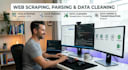 perform web scraping including data parsing, cleaning, mining and transformation