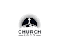 do modern update church logo design