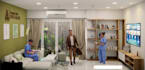 create professional japandi interior designs and 3d modeling