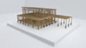 create timber frame model in sketchup pro