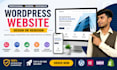 design or redesign a professional wordpress website with elementor