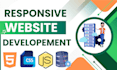 build responsive website design, custom website development with SEO