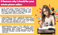 make research phone calls to find products or service info