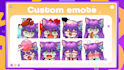 create an animated emote gif format for streaming channel