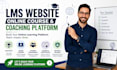 create lms website, online course website and elearning platform