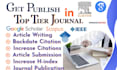 google scholar citations, write and publish scopus article for eb1 and eb1a
