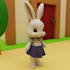 create cute 3d cartoon character model