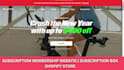 design custom subscription membership website subscription box shopify store