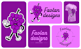 design a cartoon mascot, character logo