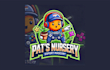 do unique pats nursery mascot logo with new creative concepts