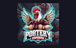 make unique poultry mascot logo with creative new concepts