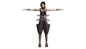 make 3d game ready character model from your references