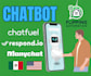 do a chatbot using chatfuel, manychat or respond io