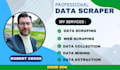 do beatify web scraping, data scraping, data mining and extraction as your VA