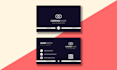 do professional and unique business card