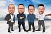 do digital caricature from your photo