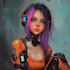 illustrate sci fi and 2d cartoon character concept art