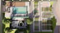 design 3d master plan site plan garden backyard landscaping