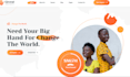 design nonprofit website for charity donations fundraising