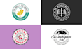design an unique round stamp, badge style logo