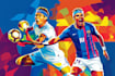 draw wpap pop art sport potrait