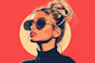 draw flat minimalist vector portrait from your photo