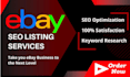 do ebay listing, ebay product listing, ebay SEO listing