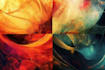 create abstract geometric digital art