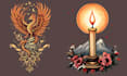 create custom logo old school traditional tattoo design