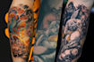design a custom tattoo design, tattoo sleeve