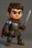 create 3d cartoon character for animation, games, and printing