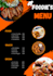 design food and restaurant menus to your needs using canva