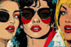 draw in pop art and comics style