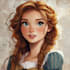 create a gorgeous disney style cartoon portrait
