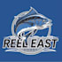 make a attractive fishing charter reel east coast logo